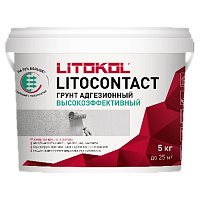 Адгезионная грунтовка LITOCONTACT, LITOKOL, ведро, 5 кг